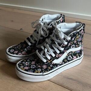 Vans Black Floral High-Tops